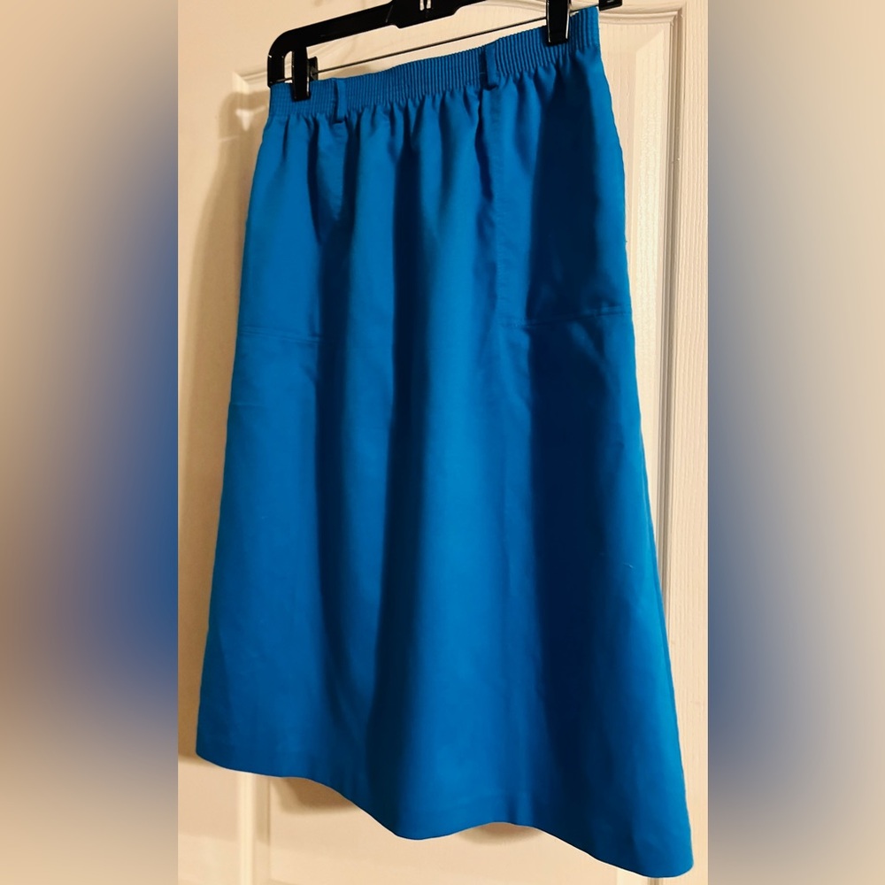 Vintage Blue Women's A-Line Skirt